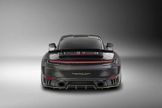 Autoonderdelen voor Porsche 911 992 Body Kit Droge koolstofvezel materiaal 911 992 Upgraded TOPCAR Style Body Kit Spoiler