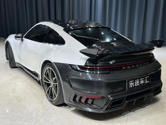 Autoonderdelen voor Porsche 911 992 Body Kit Droge koolstofvezel materiaal 911 992 Upgraded TOPCAR Style Body Kit Spoiler