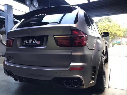 Voor BMW E70 E71 X5 Body Kit FPR Material X5 E70 E71 Upgrade PD Style Voor- en achterbumpers Wide Bodyki