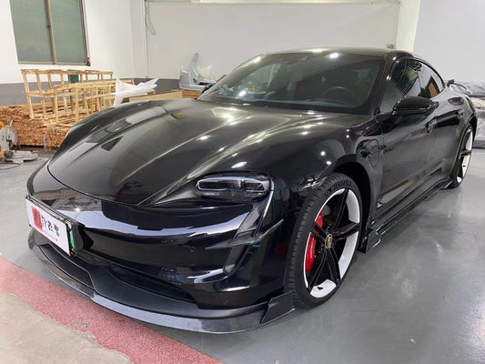 Auto onderdelen voor Porsche Taycan Carbon Fiber Body Kit TAYCAN Upgrade REVOZPORT Style Front Schaaf Diffuser Spoiler Body Kit