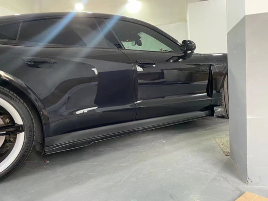 Auto onderdelen voor Porsche Taycan Carbon Fiber Body Kit TAYCAN Upgrade REVOZPORT Style Front Schaaf Diffuser Spoiler Body Kit