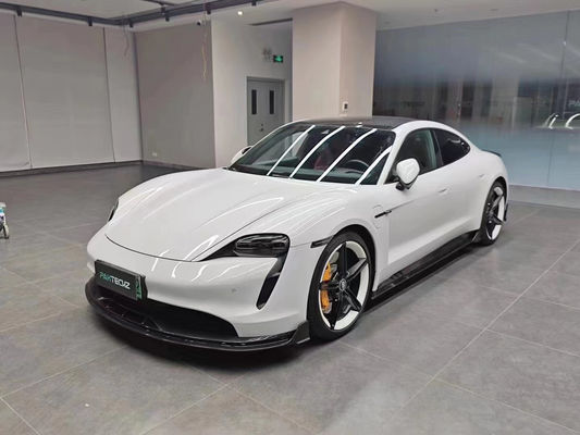 Droog koolstofvezel koolstofvezel body kit voor Porsche Taycan Taycan Upgrade PAKTECHZ Style Front Shovel Diffuser Spoiler body kit