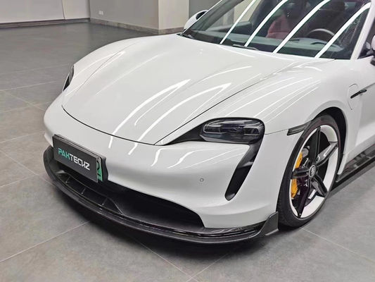 Droog koolstofvezel koolstofvezel body kit voor Porsche Taycan Taycan Upgrade PAKTECHZ Style Front Shovel Diffuser Spoiler body kit