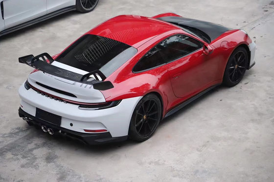 PP Plastic Material Body Kit voor Porsche911 992 992 Upgraded GT3 Style Front and Rear Bumper Side Skirt Spoiler Hood Body Kit