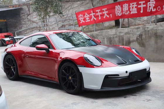 PP Plastic Material Body Kit voor Porsche911 992 992 Upgraded GT3 Style Front and Rear Bumper Side Skirt Spoiler Hood Body Kit