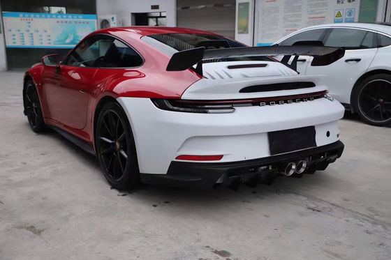 PP Plastic Material Body Kit voor Porsche911 992 992 Upgraded GT3 Style Front and Rear Bumper Side Skirt Spoiler Hood Body Kit