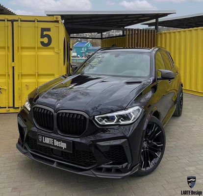 Autoonderdelen voor BMW X5M F95 Carbon Fiber Body Kit X5M F95 Upgraded LD-stijl Front Spade Diffuser Spoiler Body Kit