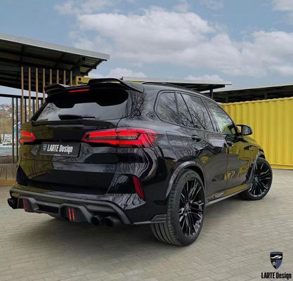 Autoonderdelen voor BMW X5M F95 Carbon Fiber Body Kit X5M F95 Upgraded LD-stijl Front Spade Diffuser Spoiler Body Kit