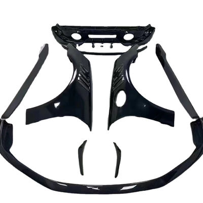 voor Porsche 992 Carbon fiber Body Kit 992 Carbon fiber voorlip diffuser zijkant rok spoiler motorkap schutter
