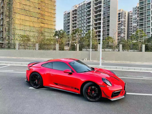 voor Porsche 992 Carbon fiber Body Kit 992 Carbon fiber voorlip diffuser zijkant rok spoiler motorkap schutter
