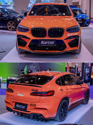 Autoonderdelen voor BMW X4M Carbon Fiber Body Kit X4M Carbon Fiber Front Scoop Diffuser Spoiler Hood Body Kit