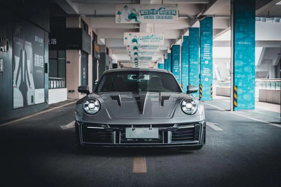 Voor Porsche 911 992 Carbon Fiber Body Kit 992 Upgraded MIW-stijl voor- en achterbumper spoiler hood Wide-body Kit