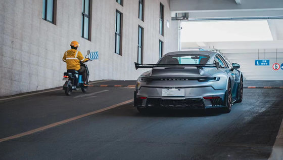 Voor Porsche 911 992 Carbon Fiber Body Kit 992 Upgraded MIW-stijl voor- en achterbumper spoiler hood Wide-body Kit