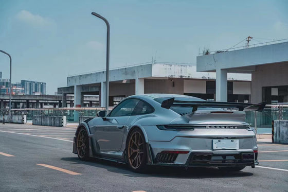 Voor Porsche 911 992 Carbon Fiber Body Kit 992 Upgraded MIW-stijl voor- en achterbumper spoiler hood Wide-body Kit
