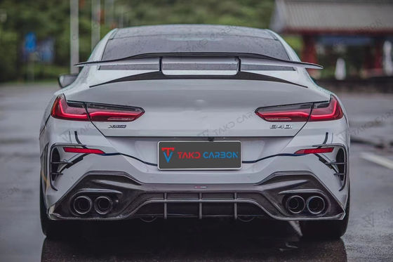 Autoonderdelen voor BMW 8 Serie G14 G15 G16 840i Carbon Fiber Body Kit 840i Carbon Fiber Front Scoop Diffused Spoiler Side Skirt
