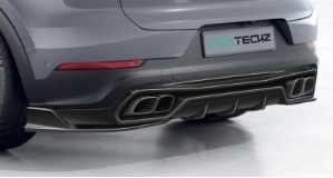Voor Porsche Cayenne Carbon Fiber Body Kit Cayenne Carbon Fiber Front Lip Diffuser Spoiler Top Wing Hood Side Robe