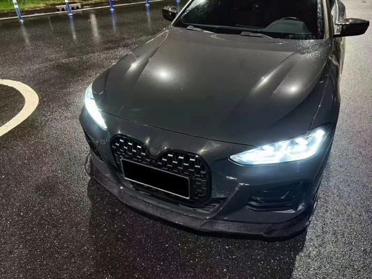 Carbon Fiber Body Kit voor BMW 4 Series G22 G22 Carbon Fiber Front Shovel Diffuser Spoiler Side Skirt Droge Carbon Fiber Body Kit