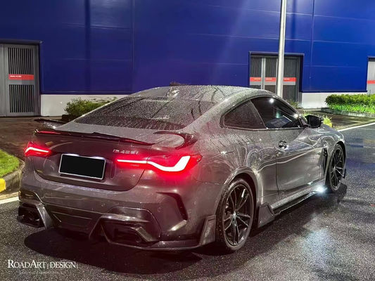 Carbon Fiber Body Kit voor BMW 4 Series G22 G22 Carbon Fiber Front Shovel Diffuser Spoiler Side Skirt Droge Carbon Fiber Body Kit