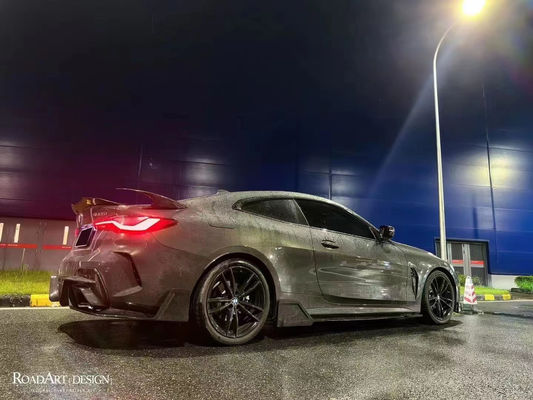 Carbon Fiber Body Kit voor BMW 4 Series G22 G22 Carbon Fiber Front Shovel Diffuser Spoiler Side Skirt Droge Carbon Fiber Body Kit