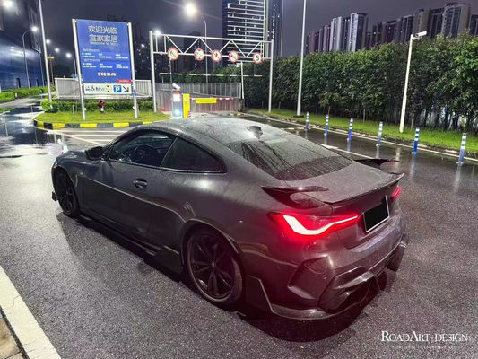 Carbon Fiber Body Kit voor BMW 4 Series G22 G22 Carbon Fiber Front Shovel Diffuser Spoiler Side Skirt Droge Carbon Fiber Body Kit