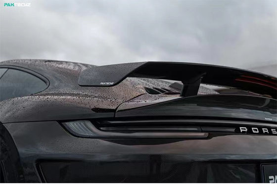Voor Porsche 992 Turbo Carbon Fiber Spoiler 992 Turbo Upgrade Paktechz Style Carbon Fiber Tail Cover Spoiler