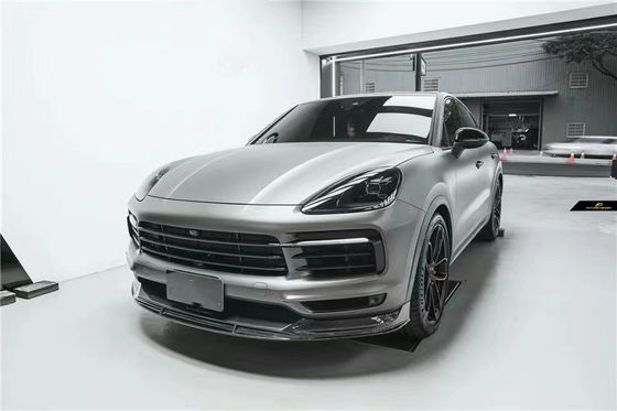 Voor Porsche Cayenne Coupe Carbon Fiber Body Kit Cayenne Coupe Upgraded FD-stijl Carbon Fiber Front Lip Diffuser Body Kit