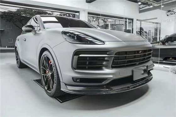 Voor Porsche Cayenne Coupe Carbon Fiber Body Kit Cayenne Coupe Upgraded FD-stijl Carbon Fiber Front Lip Diffuser Body Kit