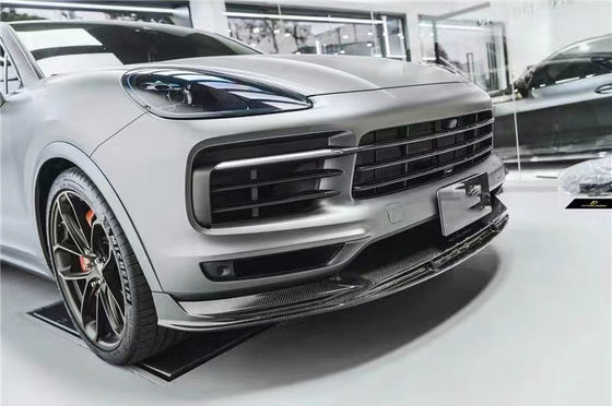 Voor Porsche Cayenne Coupe Carbon Fiber Body Kit Cayenne Coupe Upgraded FD-stijl Carbon Fiber Front Lip Diffuser Body Kit