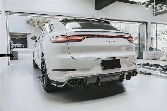 Voor Porsche Cayenne Coupe Carbon Fiber Body Kit Cayenne Coupe Upgraded FD-stijl Carbon Fiber Front Lip Diffuser Body Kit