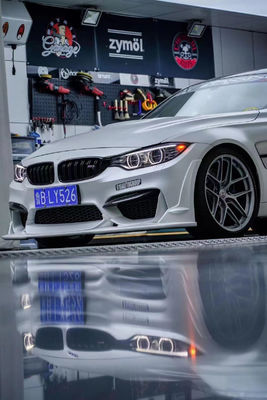 Voor BMW M3 M4 F80F82 Carbon Fiber Body Kit M3 M4 F80F82 Opgewaardeerde Carbon Fiber Front Lip Front Spoiler