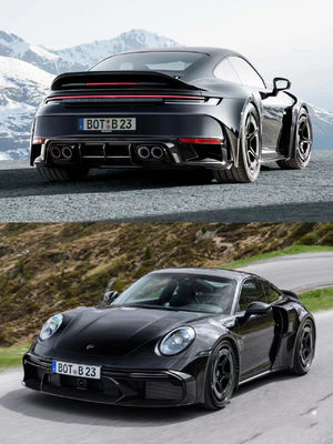 Voor Porsche 992 Carbon Fiber Spoiler 992 Upgraded BS Style Carbon Fiber Spoiler Tail Fin