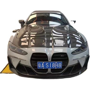 Voor BMW G80 G82M3 M4 Carbon Fiber Body Kit G80 G82M3 M4 Upgraded Paktechz Style Front Lip Diffuser Spoiler Hood