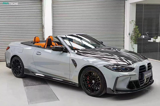 Voor BMW G80 G82M3 M4 Carbon Fiber Body Kit G80 G82M3 M4 Upgraded Paktechz Style Front Lip Diffuser Spoiler Hood