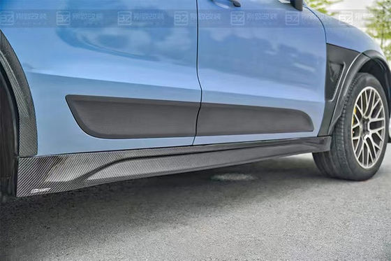 Voor Porsche Mancan Carbon Fiber Body Kit Mancan Upgrades de CMST-stijl Carbon Fiber Front Lip Diffuser Spoiler Widebody Kit