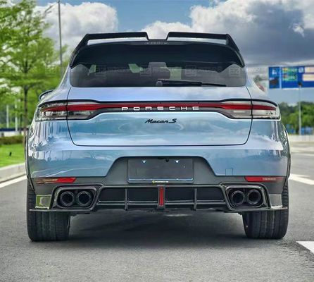 Voor Porsche Mancan Carbon Fiber Body Kit Mancan Upgrades de CMST-stijl Carbon Fiber Front Lip Diffuser Spoiler Widebody Kit