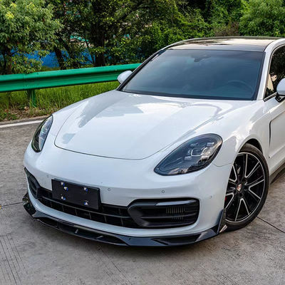 Voor Porsche Panamera Carbon Fiber Body Kit Panamera Carbon Fiber Front Lip Diffuser Spoiler Zijdekleding