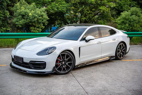 Voor Porsche Panamera Carbon Fiber Body Kit Panamera Carbon Fiber Front Lip Diffuser Spoiler Zijdekleding