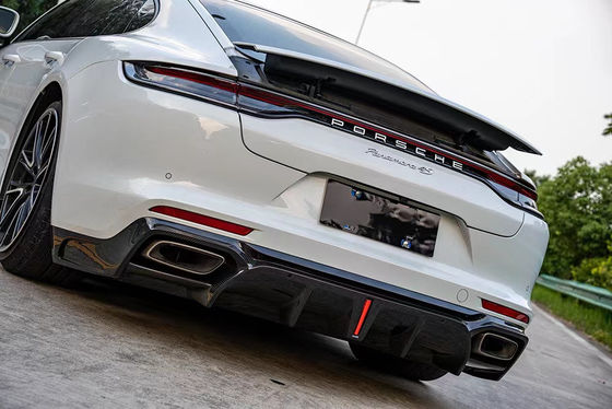 Voor Porsche Panamera Carbon Fiber Body Kit Panamera Carbon Fiber Front Lip Diffuser Spoiler Zijdekleding