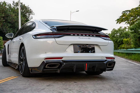 Voor Porsche Panamera Carbon Fiber Body Kit Panamera Carbon Fiber Front Lip Diffuser Spoiler Zijdekleding