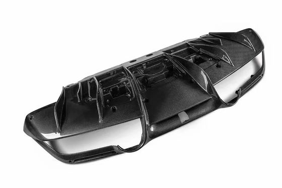 Voor BMW X6M F96 Carbon Fiber Body Kit X6M F96 Upgrades de AE Style Carbon Fiber Front Lip Diffuser Spoiler