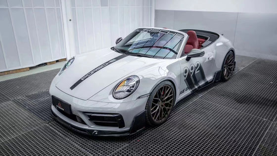 Voor Porsche 992s Carbon Fiber Body Kit 992s AE Style Droge Carbon Fiber Front Lip Diffuser Spoiler Side Robe