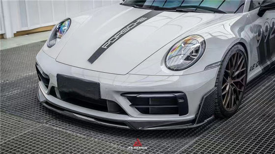 Voor Porsche 992s Carbon Fiber Body Kit 992s AE Style Droge Carbon Fiber Front Lip Diffuser Spoiler Side Robe