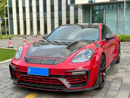 MSY Panamera 971 Body Kit Rode koolstofvezel vervang voorbumper spoiler Widebody Kit