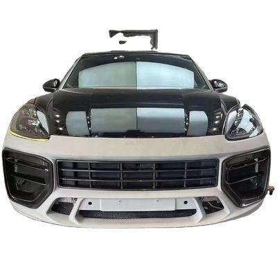 Cayenne Porsche Body Kit Droog koolstofvezel MTR-stijl voorlippendiffuser
