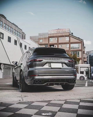 Cayenne Porsche Body Kit Droog koolstofvezel MTR-stijl voorlippendiffuser