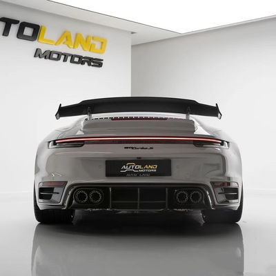 Reparatie Porsche 992 Body Kit BS Style Turbo Widebody Diffuser Spoiler Droge koolstofvezel
