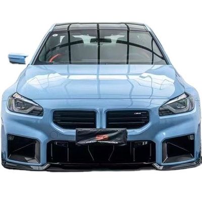 Voor BMW M2 G87 Carbon Fiber Body Kit M2 G87 Upgraded AE Style Carbon Fiber Front Lip Diffuser Spoiler Body Kit