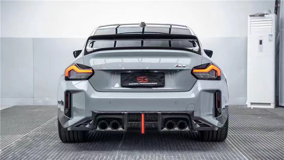 Voor BMW M2 G87 Carbon Fiber Body Kit M2 G87 Upgraded AE Style Carbon Fiber Front Lip Diffuser Spoiler Body Kit