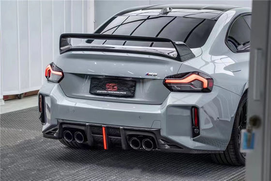 Voor BMW M2 G87 Carbon Fiber Body Kit M2 G87 Upgraded AE Style Carbon Fiber Front Lip Diffuser Spoiler Body Kit