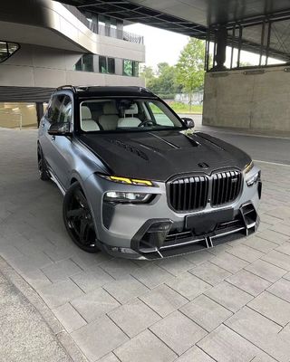 Voor BMW X7 Carbon Fiber Body Kit X7 Opgewaardeerde LD-stijl Carbon Fiber Front Lip Diffuser Spoiler Hood Body Kit